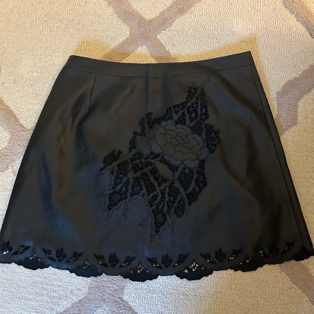 Elegant Black Lace Skirt